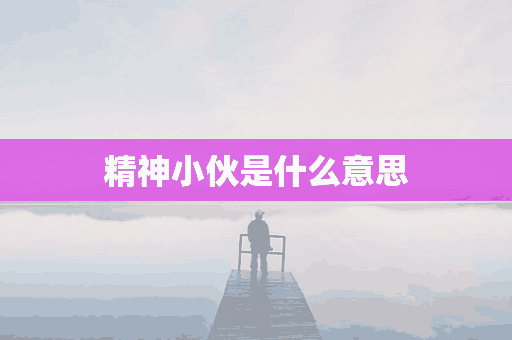 精神小伙是什么意思